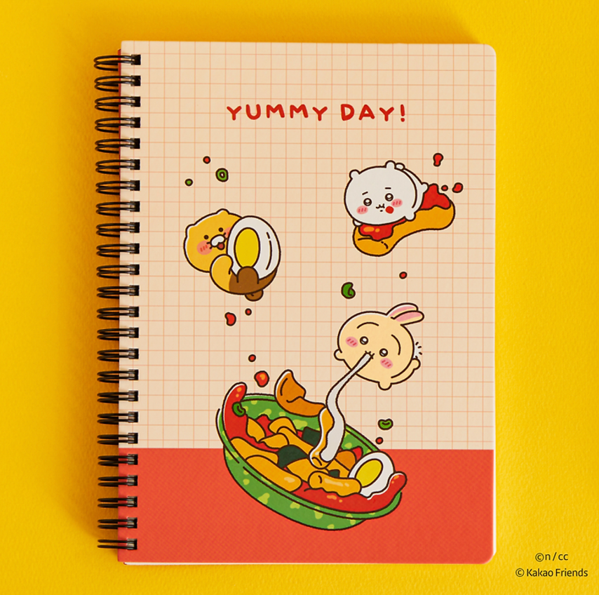 Kakao Friends x Chiikawa Long Spring Note (2 types)