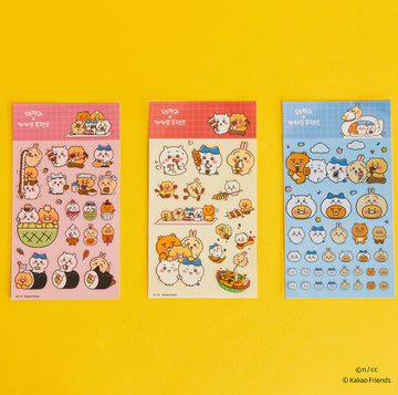 Kakao Friends x Chiikawa Removable Sticker 貼紙(3款)