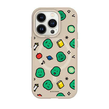 【現貨】Joguman Studio 布拉基歐臉型亂花款 峽谷強悍手機殼 Phone Case - iPhone(with MagSafe)