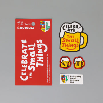 Joguman Studio UBHC Motto Sticker Pack - Gaudium 愉悅大貼紙(4p)