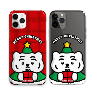 Muzik Tiger Christmas Tree White Tiger Phonecase 手機保護殼(2款)