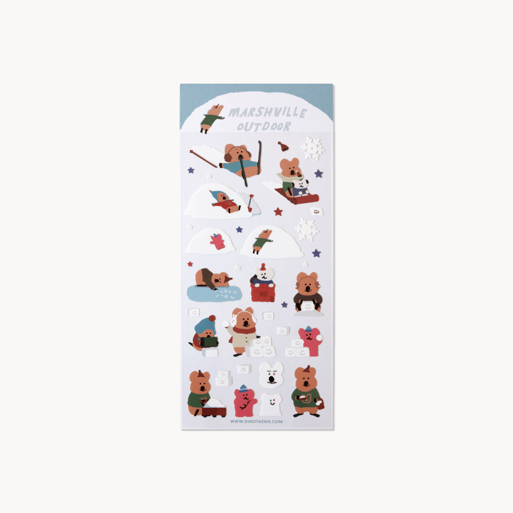 Dinotaeng Marshville Outdoor Sticker 貼紙 - SOUL SIMPLE HK