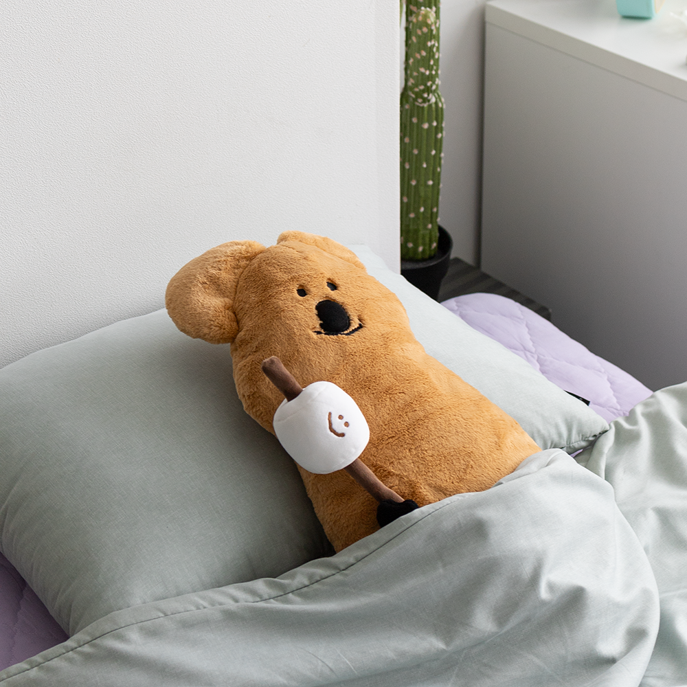 Dinotaeng S'More Quokka Cushion Roasted Marshmallow Pillow