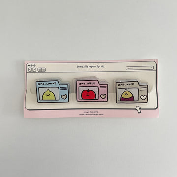 Second Morning Semo File Paper Clip 夾子