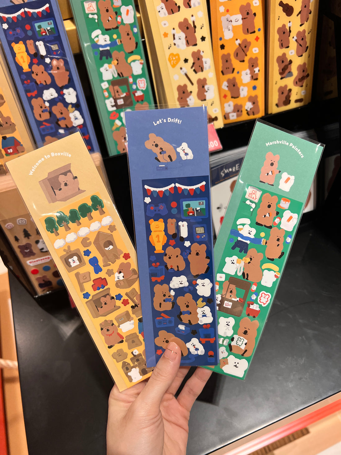 Dinotaeng Marshville & Boxville Removable Sticker (6 types)