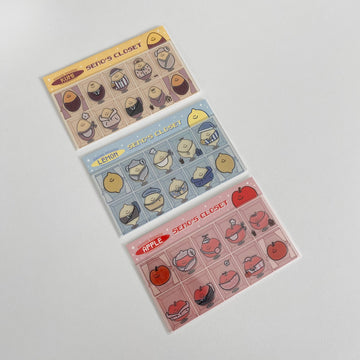 【現貨】 Second Morning Semo Codi Sticker 穿搭貼紙 (3款)