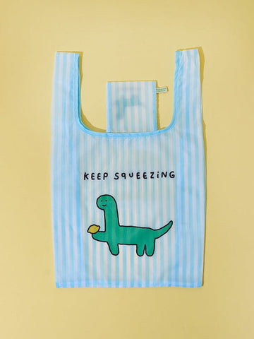 JOGUMAN BRACHIO FOLDABLE ECO BAG (BLUE) LEMONADE EDITION