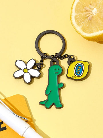 JOGUMAN BRACHIO METAL KEYRING (3PCS) LEMONADE EDITION
