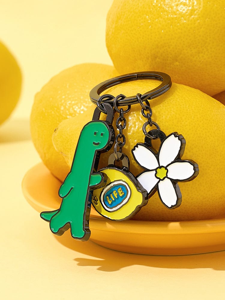 JOGUMAN BRACHIO METAL KEYRING (3PCS) LEMONADE EDITION
