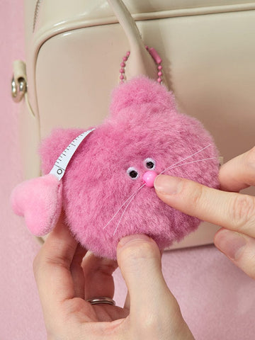 MONAMHEE FW PINGPING MEASURING TAPE PLUSH KEYRING 軟尺鑰匙扣
