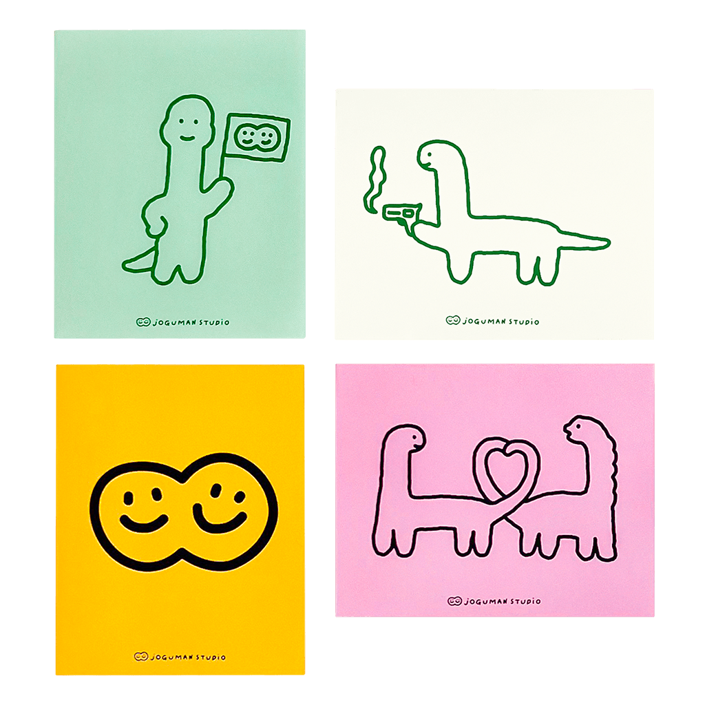 Joguman Studio Postcard/Letter Set 信紙套裝(4款) - SOUL SIMPLE HK
