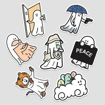 Percentage/Design p/d 幽靈大軍 Big Removable Package Sticker 貼紙 Vol.5(7p) - SOUL SIMPLE HK