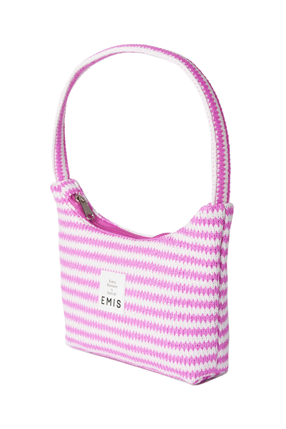EMIS 22SS Raffia Hobo bag - Pink 新月包 - SOUL SIMPLE HK