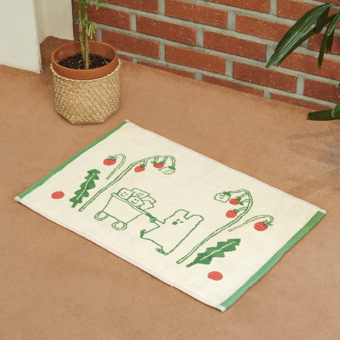 Dinotaeng Quokka and Veges Mini Rug 地毯 - SOUL SIMPLE HK