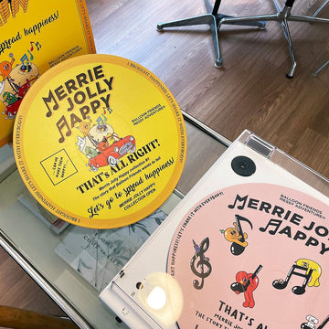 BALLOON FRIENDS Merrie Jolly Happy Interior Decoration Vinyl 黑膠唱片裝飾(2款) - SOUL SIMPLE HK