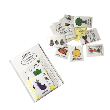Second Morning Vegetable Market Sticker Set 蔬果貼紙套裝(19p) - SOUL SIMPLE HK