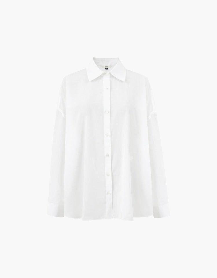 [金多美同款] Depound - Oversized Shirts - White 裇衫 - SOUL SIMPLE HK