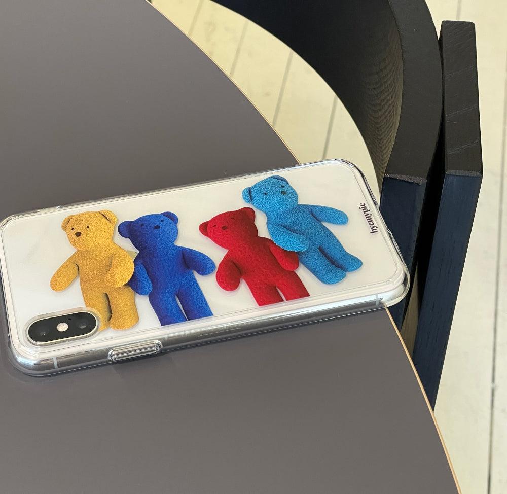 Byemympie Family Bear Hardjelly Phone Case 手機保護殻 - SOUL SIMPLE HK