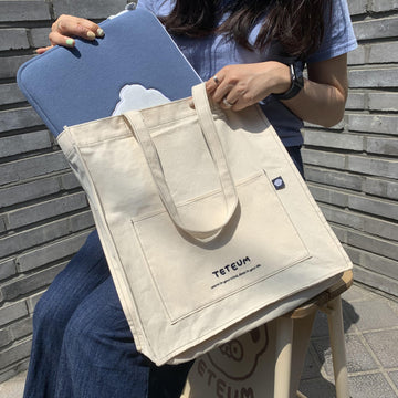 TETEUM Navy Stitch Bag 收納袋 - SOUL SIMPLE HK