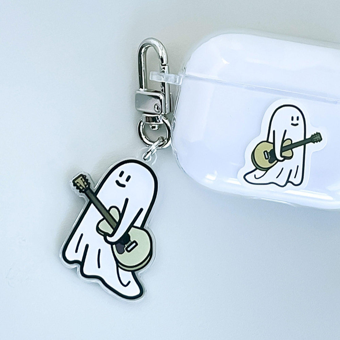 【現貨】Percentage/Design p/d 幽靈大軍 Ghost Guitar Gordy Keyring 鎖匙扣 - SOUL SIMPLE HK