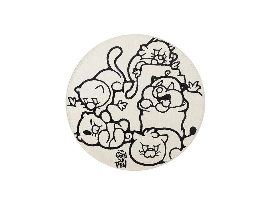 Kakao Friends x Sambypen 春植 Choonsik Point Rug 地毯 -150cm - SOUL SIMPLE HK