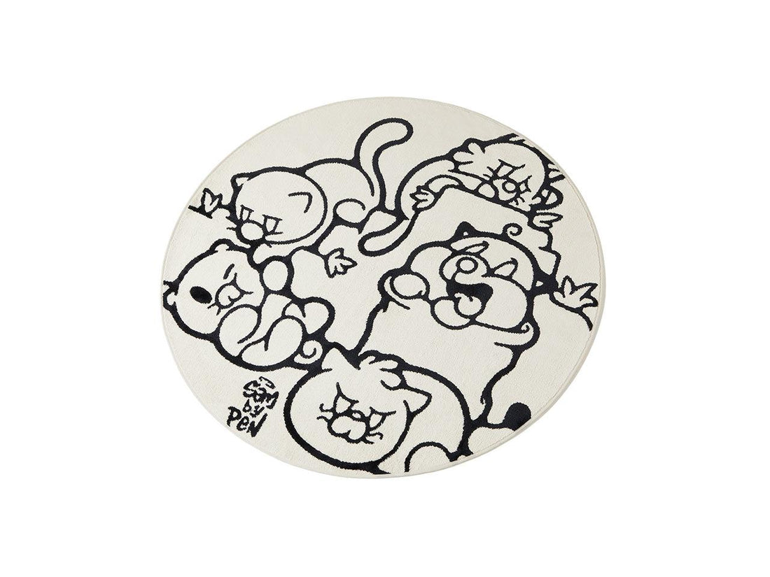 Kakao Friends x Sambypen 春植 Choonsik Point Rug 地毯 -150cm - SOUL SIMPLE HK