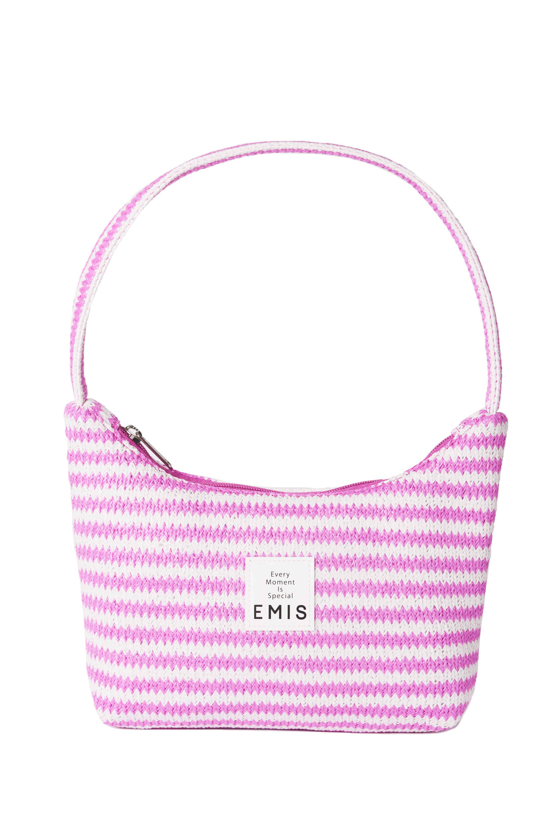 EMIS 22SS Raffia Hobo bag - Pink 新月包 - SOUL SIMPLE HK