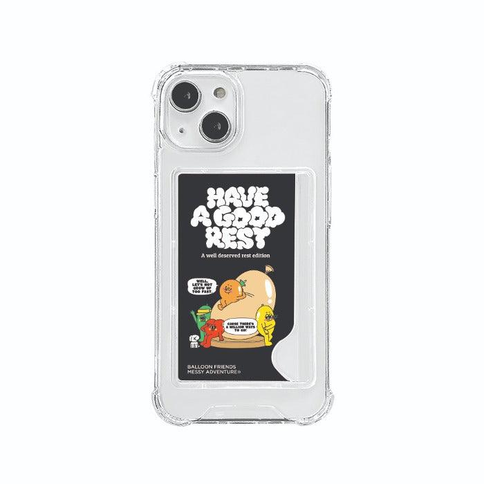 BALLOON FRIENDS Have a Good Rest Card Tank Phonecase 手機保護軟殼
