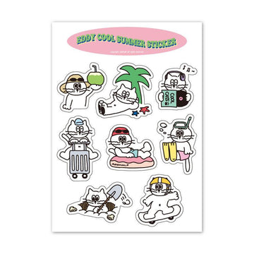 ADDHALF Eddy Cool Summer Sticker 貼紙 - SOUL SIMPLE HK