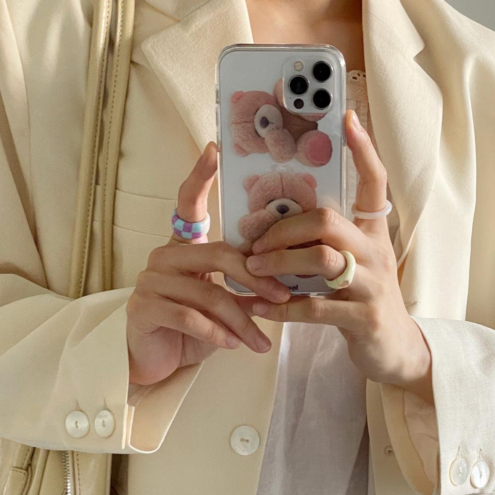Byemympie Pink Jelly Bear Hardjelly Phone Case 手機保護殻 - SOUL SIMPLE HK