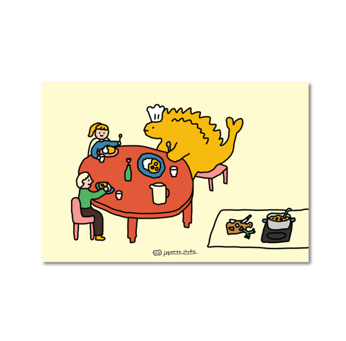 【現貨】Joguman Studio Dinner Table Postcard 11月“晚餐”明信片 - SOUL SIMPLE HK