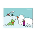 【現貨】Joguman Studio Snowsaurus Postcard 1月“雪恐龍”明信片 - SOUL SIMPLE HK