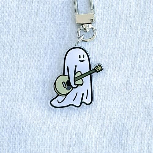【現貨】Percentage/Design p/d 幽靈大軍 Ghost Guitar Gordy Keyring 鎖匙扣 - SOUL SIMPLE HK