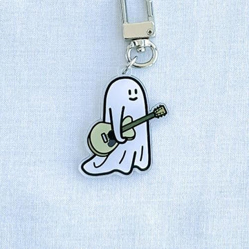 【現貨】Percentage/Design p/d 幽靈大軍 Ghost Guitar Gordy Keyring 鎖匙扣 - SOUL SIMPLE HK