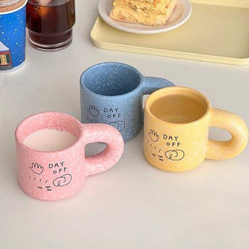 3months Day Off Mug Cup 耐熱馬克杯（3款） - SOUL SIMPLE HK