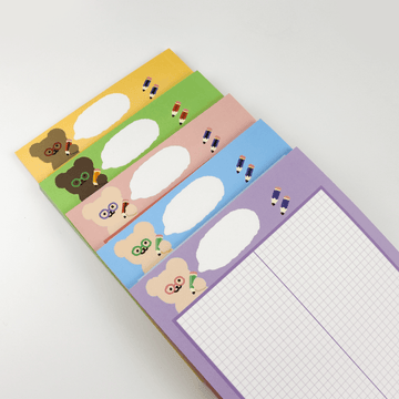 TETEUM B5 Memo Pad 便條紙(5款) - SOUL SIMPLE HK