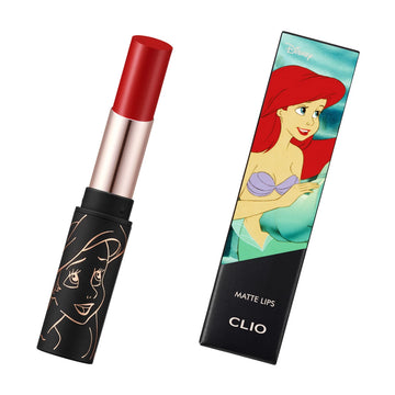 日本迪士尼 Disney x Clio Ariel Matte Lipstick - 27 Brick Stud 美人魚唇膏