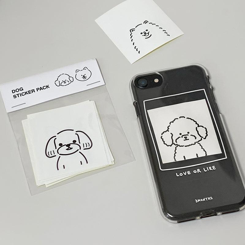 3months Dog Sticker Pack 狗狗貼紙套裝（9pcs） - SOUL SIMPLE HK