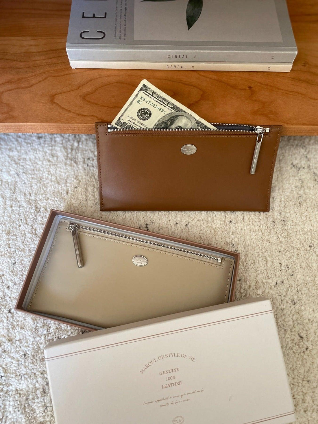 THE ALLY - SALLY SLIM WALLET 長款錢包(4款) - SOUL SIMPLE HK