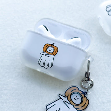 Percentage/Design p/d 幽靈大軍 Pumpkin Ghost Airpods Case 耳機保護殻 - SOUL SIMPLE HK