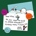 【現貨】Joguman Studio Snowsaurus Postcard 1月“雪恐龍”明信片 - SOUL SIMPLE HK