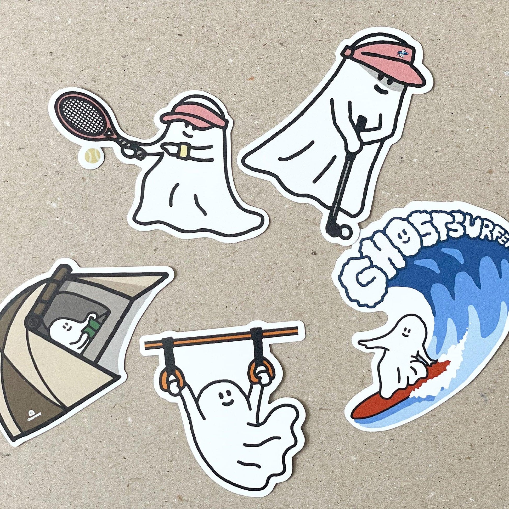 Percentage/Design p/d 幽靈大軍 Big Removable Package Sticker 貼紙 Vol.7 (5p) - SOUL SIMPLE HK