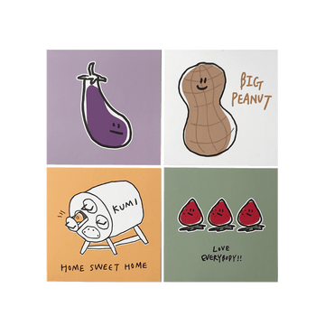 Second Morning Vegetables Postcard 明信片(4款) - SOUL SIMPLE HK