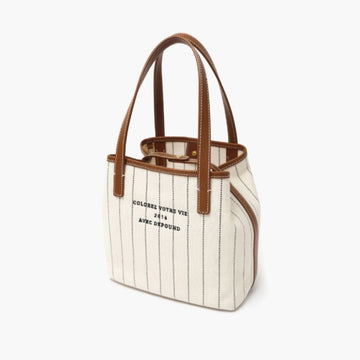 Depound - Dear Bag (Tote) - Ivory Stripe (M) 手提包
