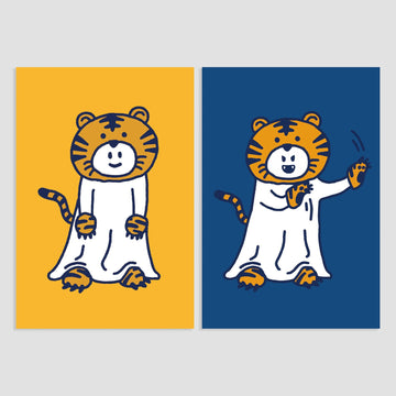 Percentage/Design p/d 幽靈大軍 Ghost Tiger Gordy Postcard 明信片(2款) - SOUL SIMPLE HK