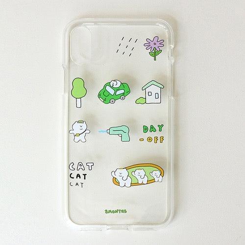 3months Day Off Green Jelly Phone Case 手機保護軟殻 - SOUL SIMPLE HK