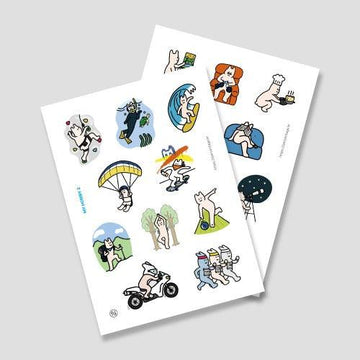Percentage/Design p/d 幽靈大軍 My Hobby Sticker 貼紙(2款) - SOUL SIMPLE HK