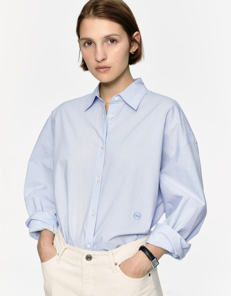 Depound - Oversize Shirts - Pale Blue 裇衫 - SOUL SIMPLE HK