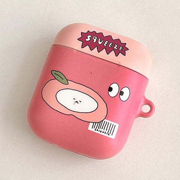 3months Squeeze Peach Airpods/Pro Case 耳機保護硬殼 - SOUL SIMPLE HK