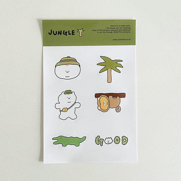 3months Jungle Sticker 貼紙(2p) - SOUL SIMPLE HK